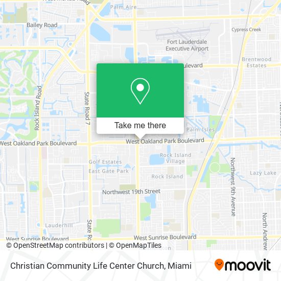 Christian Community Life Center Church map