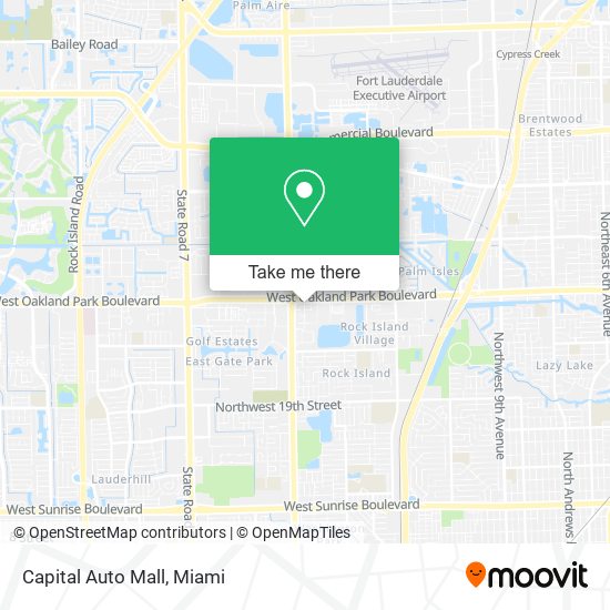 Capital Auto Mall map