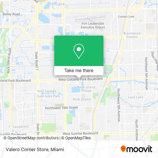 Mapa de Valero Corner Store
