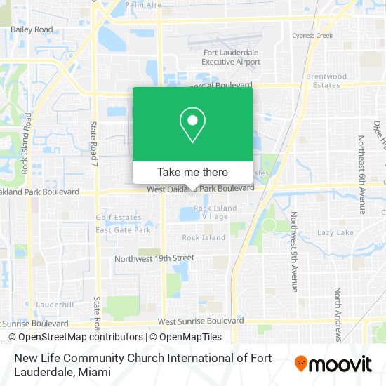New Life Community Church International of Fort Lauderdale map