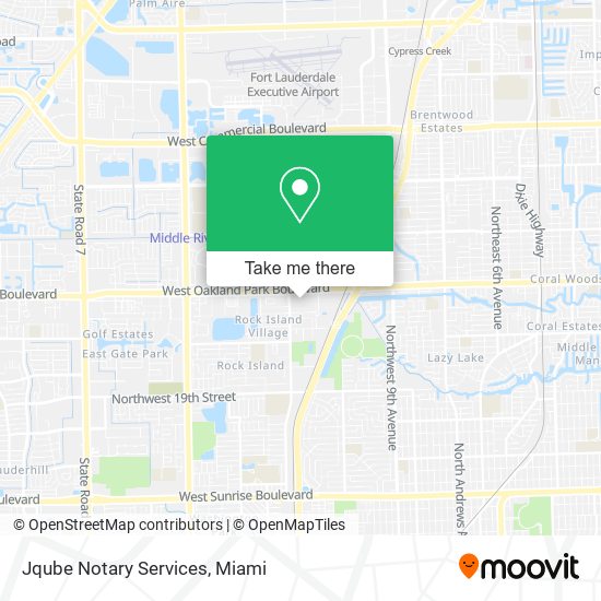 Jqube Notary Services map