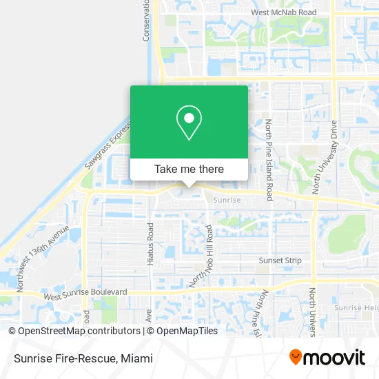 Sunrise Fire-Rescue map