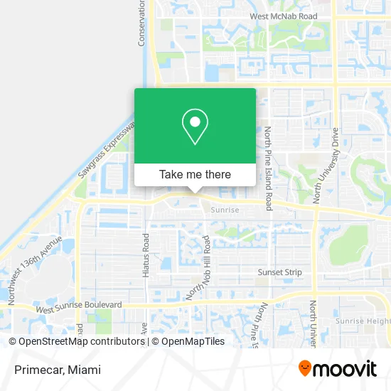 Primecar map