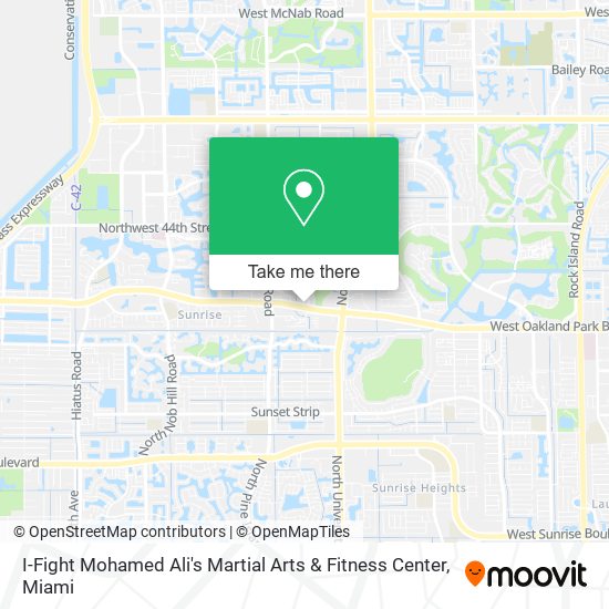 Mapa de I-Fight Mohamed Ali's Martial Arts & Fitness Center