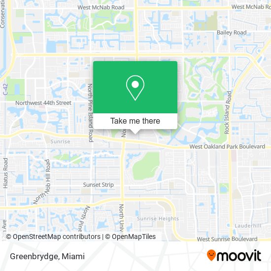 Mapa de Greenbrydge