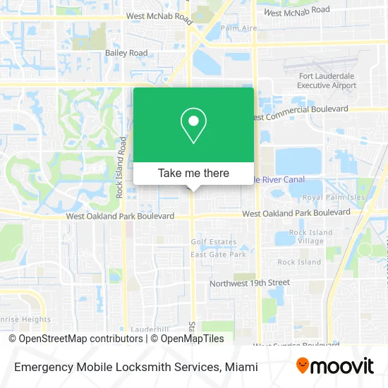 Emergency Mobile Locksmith Services map