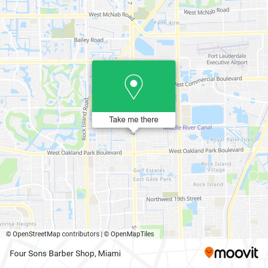 Mapa de Four Sons Barber Shop