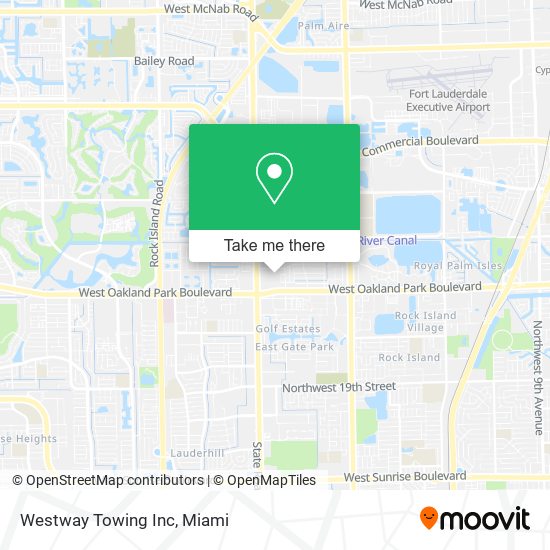 Westway Towing Inc map
