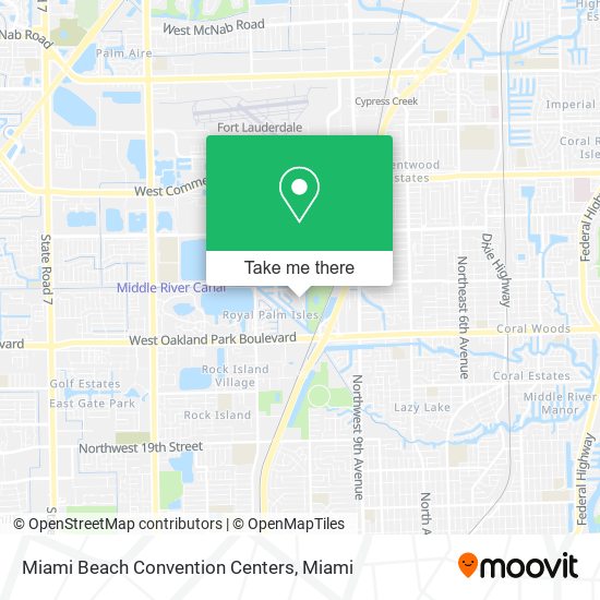 Miami Beach Convention Centers map