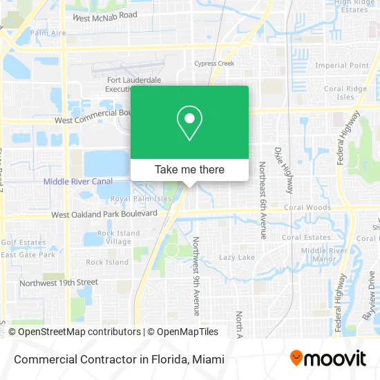 Commercial Contractor in Florida map
