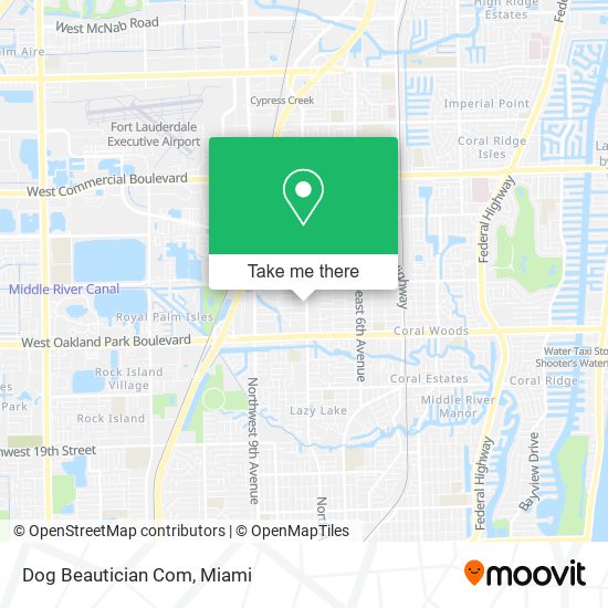 Mapa de Dog Beautician Com