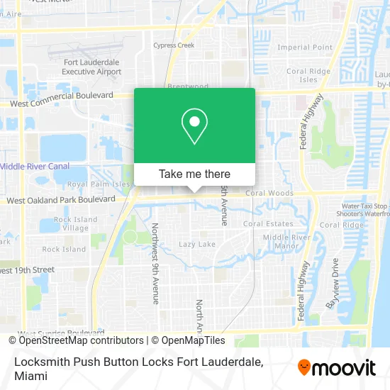 Locksmith Push Button Locks Fort Lauderdale map