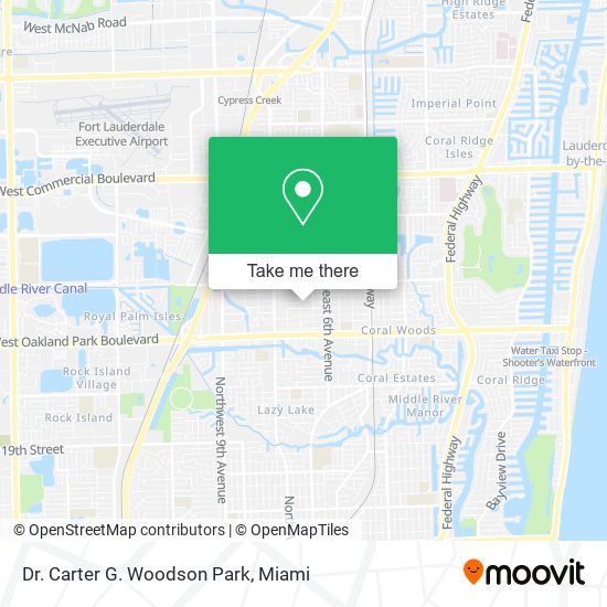Dr. Carter G. Woodson Park map