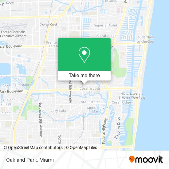 Mapa de Oakland Park