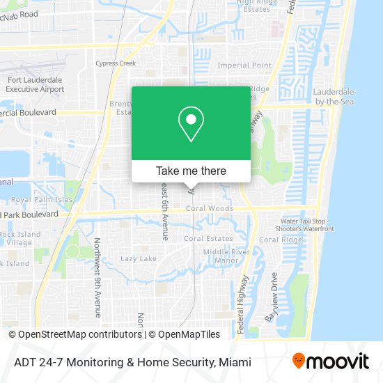 Mapa de ADT 24-7 Monitoring & Home Security