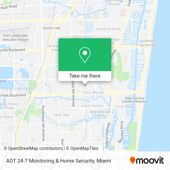 ADT 24-7 Monitoring & Home Security map