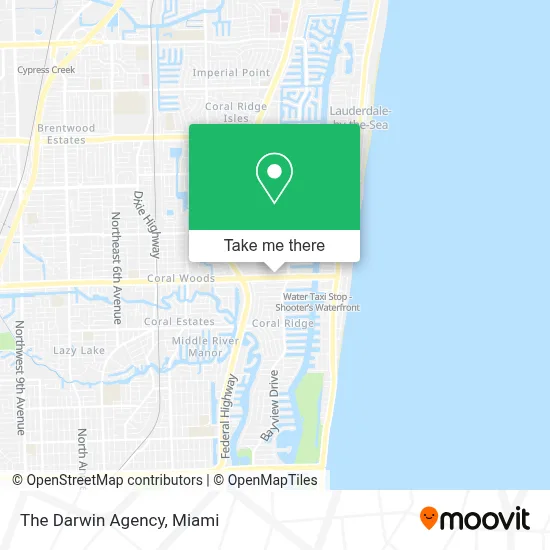 The Darwin Agency map