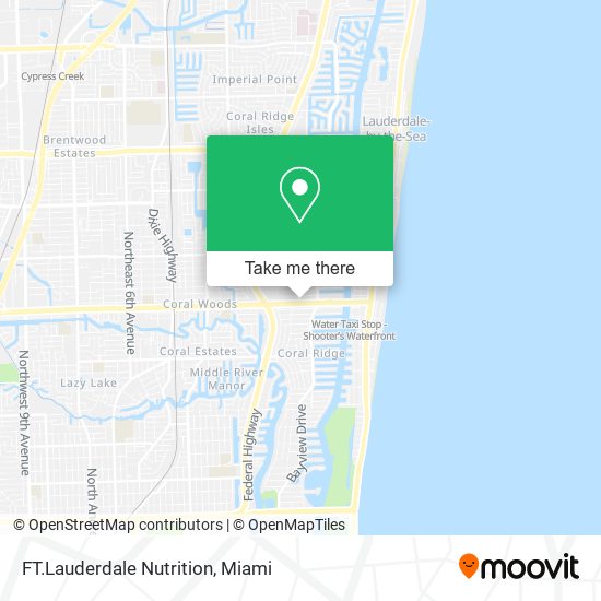 FT.Lauderdale Nutrition map