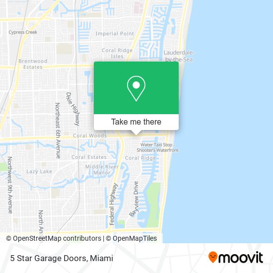Mapa de 5 Star Garage Doors