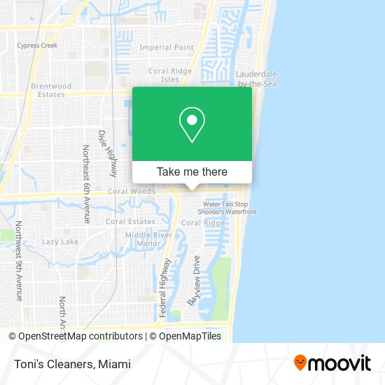 Mapa de Toni's Cleaners