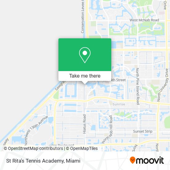 St Rita's Tennis Academy map