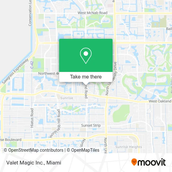 Valet Magic Inc. map
