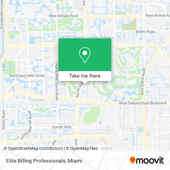 Elite Billing Professionals map