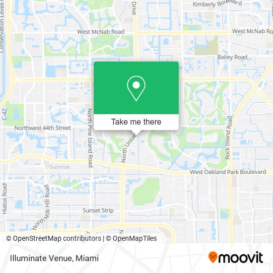 Mapa de Illuminate Venue