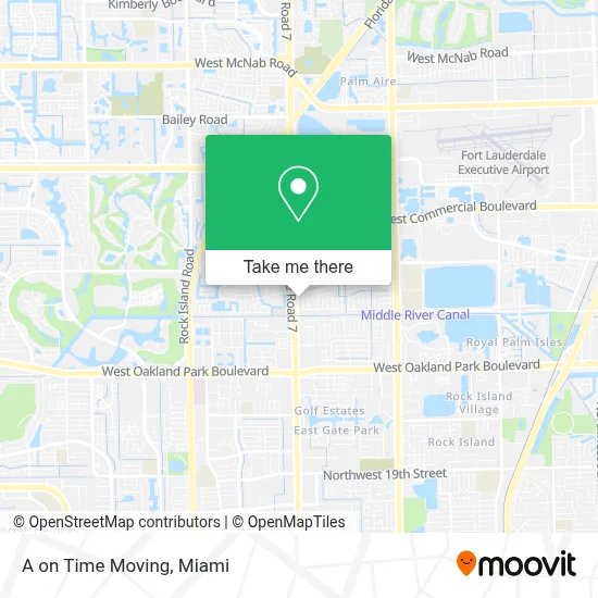 A on Time Moving map
