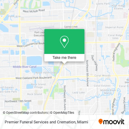 Mapa de Premier Funeral Services and Cremation