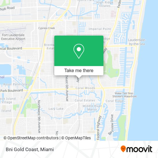 Bni Gold Coast map