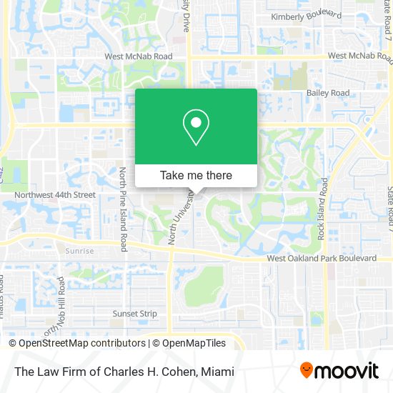 The Law Firm of Charles H. Cohen map