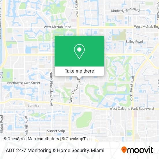 ADT 24-7 Monitoring & Home Security map