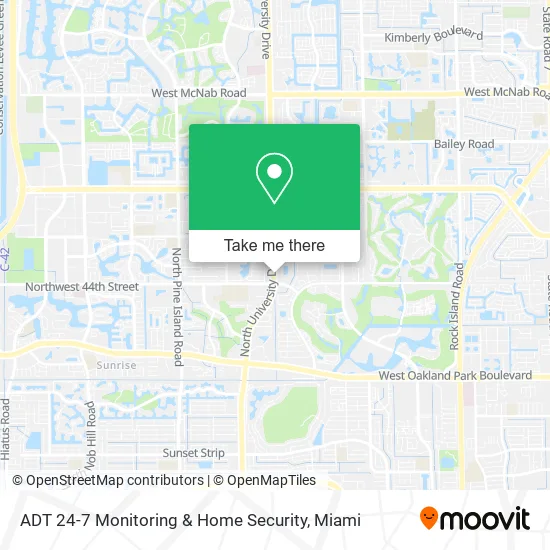 ADT 24-7 Monitoring & Home Security map