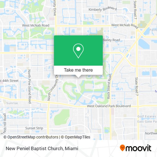 Mapa de New Peniel Baptist Church