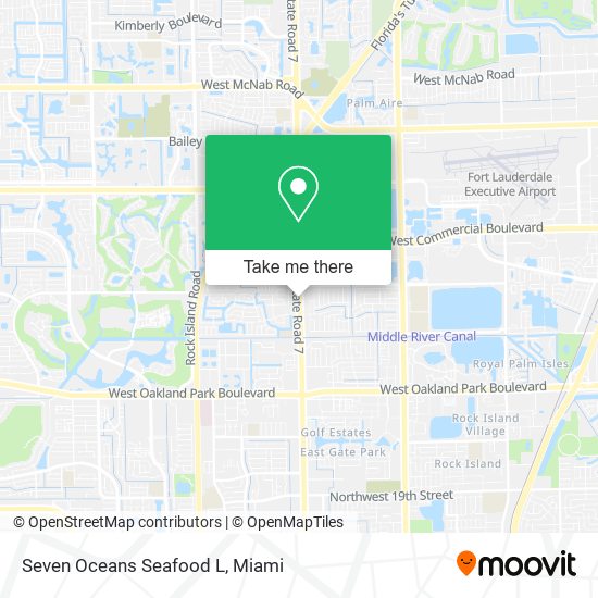 Seven Oceans Seafood L map