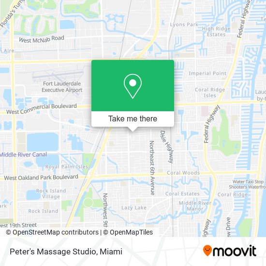 Peter's Massage Studio map