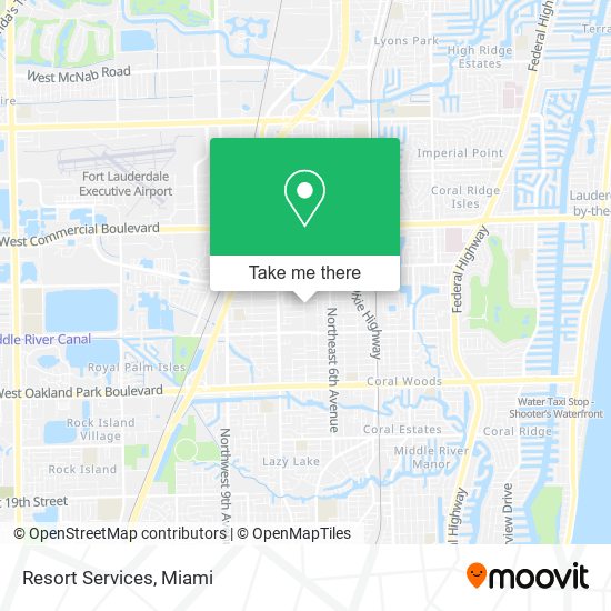 Mapa de Resort Services
