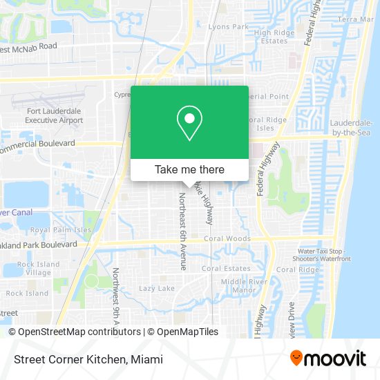 Mapa de Street Corner Kitchen