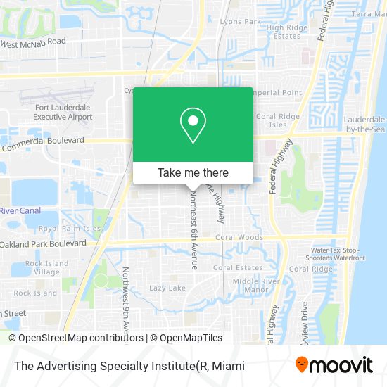 Mapa de The Advertising Specialty Institute