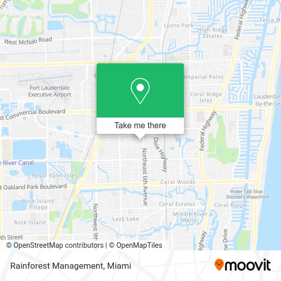 Rainforest Management map