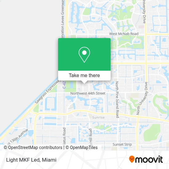 Light MKF Led map