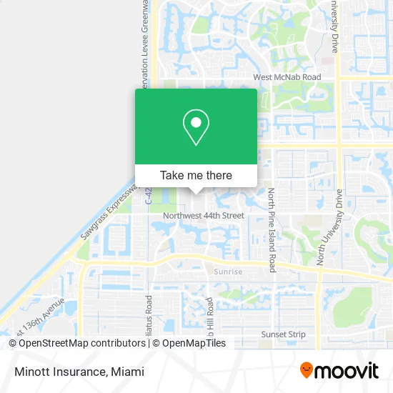 Minott Insurance map