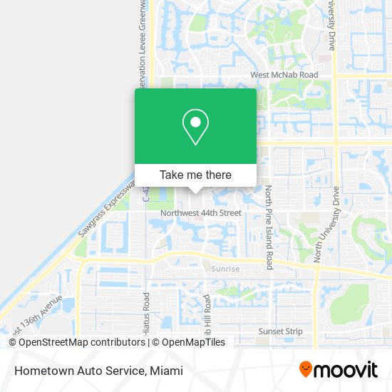 Mapa de Hometown Auto Service