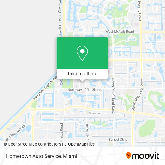 Hometown Auto Service map