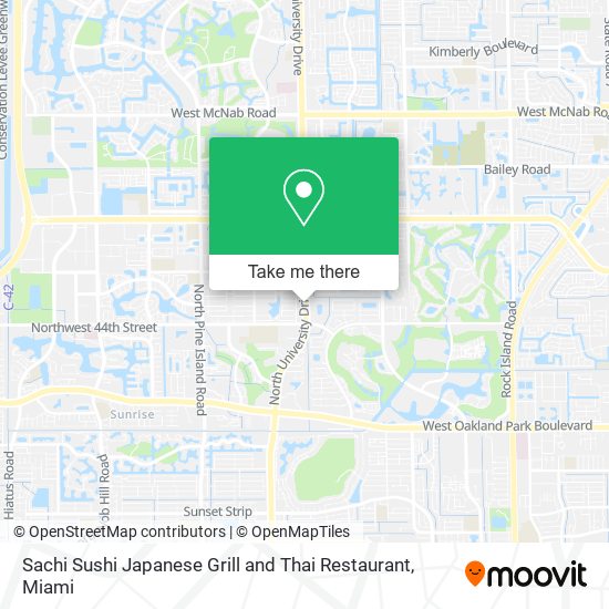 Mapa de Sachi Sushi Japanese Grill and Thai Restaurant