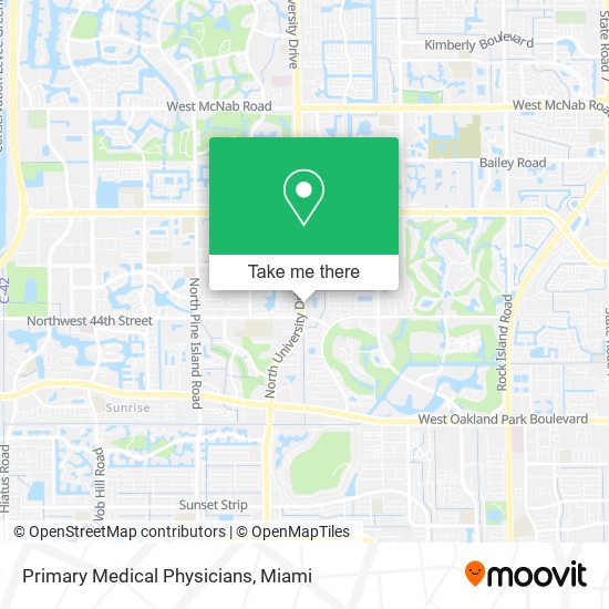 Primary Medical Physicians map