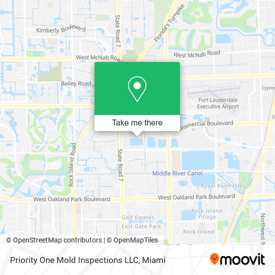 Priority One Mold Inspections LLC map