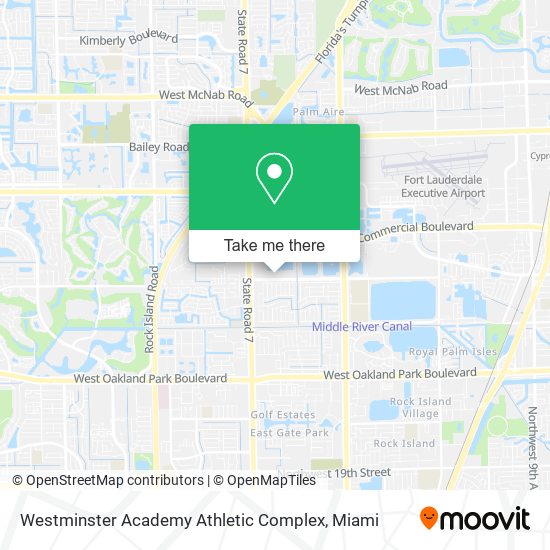 Mapa de Westminster Academy Athletic Complex
