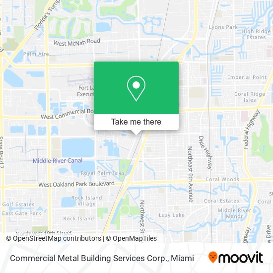 Mapa de Commercial Metal Building Services Corp.